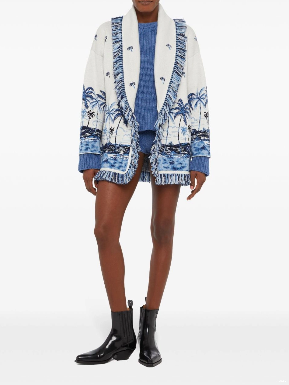 Cheap Hawaiian A virgin-wool cardigan Alanui Tale Women Of The 0416